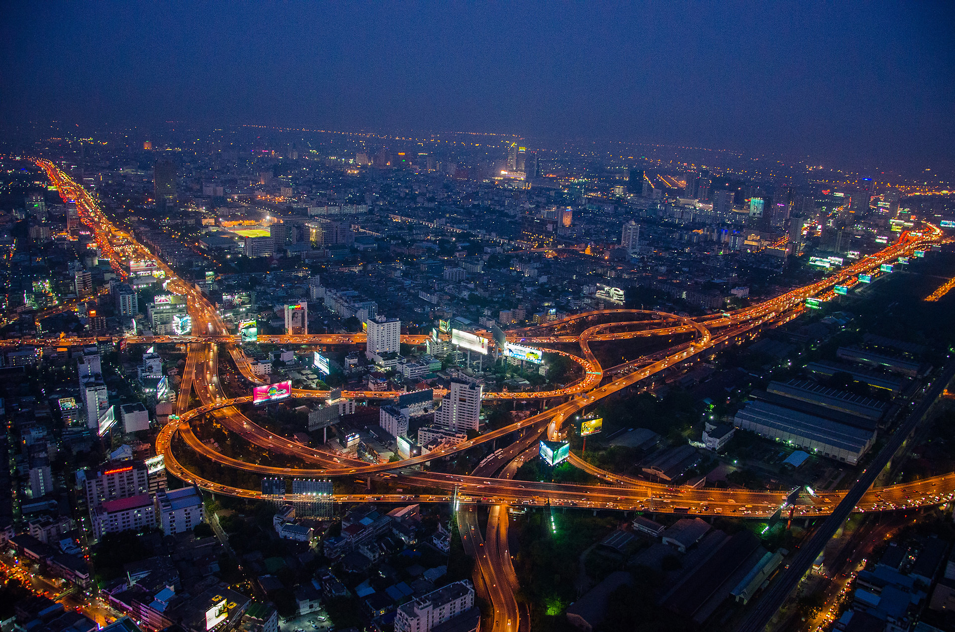 Thailand at night